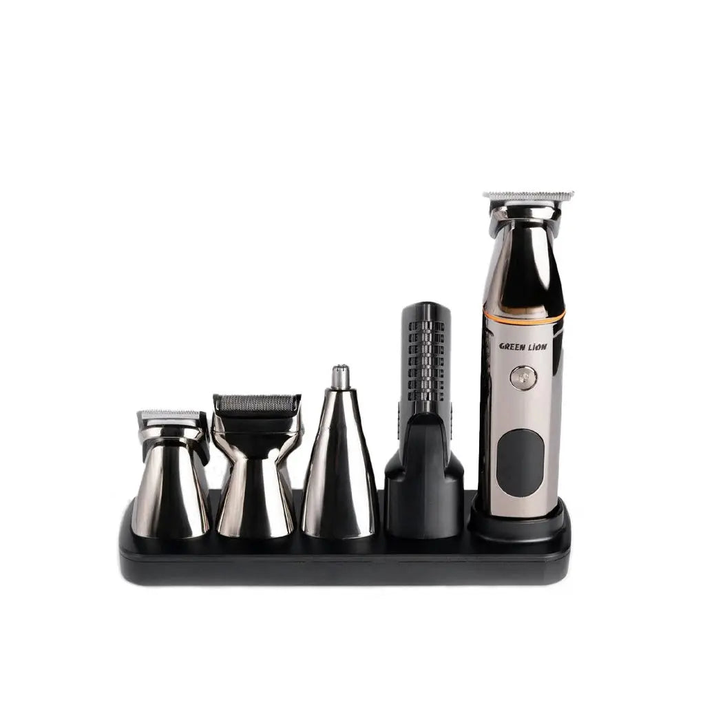 Green Lion 5 In 1 Multi-Function Hair Clipper Set 600mAh- Black Green Lion 5 In 1 Multi-Function Hair Clipper Set 600mAh- Black