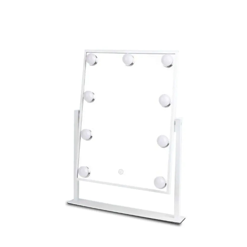 Green Lion Brightening 9 Led Makeup Mirror - White Green Lion Brightening 9 Led Makeup Mirror - White