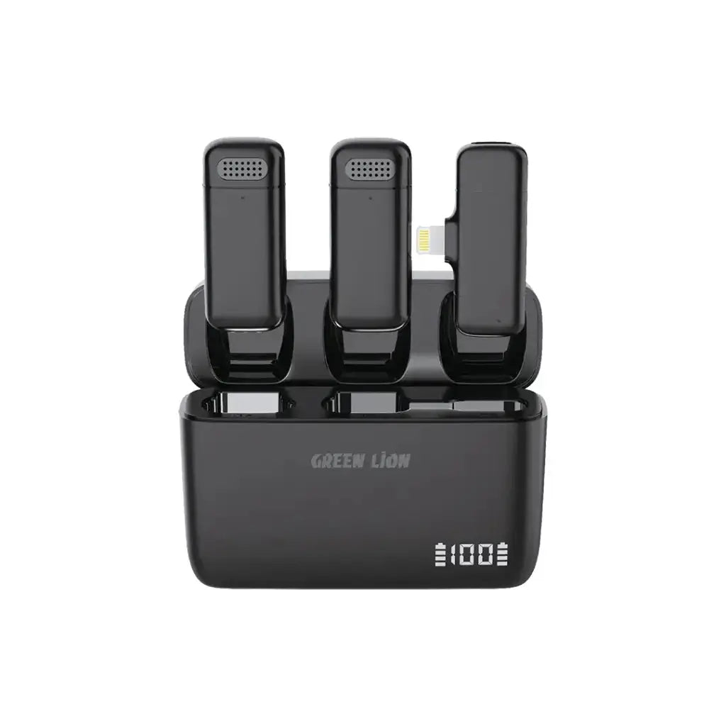 Green Lion Duo Cast Wireless Mic - Black(type c) Green Lion Duo Cast Wireless Mic - Black(type c)