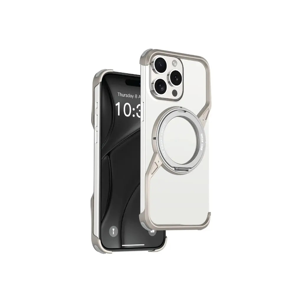 Green Lion Edge Y MagSafe Bezel Less Case for iPhone 16 Pro(gray) Green Lion Edge Y MagSafe Bezel Less Case for iPhone 16 Pro(gray)
