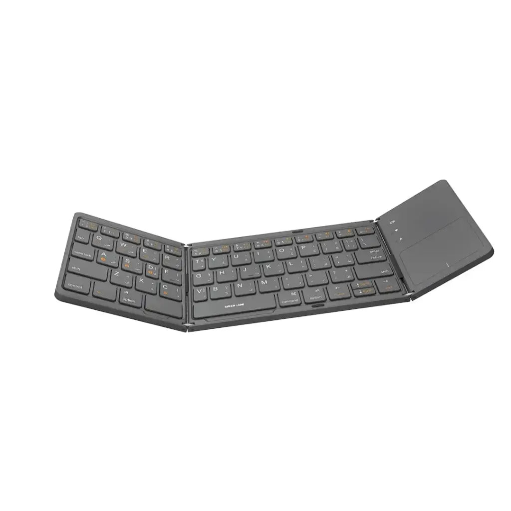Green Lion Foldable Bluetooth Keyboard - Gray Green Lion Foldable Bluetooth Keyboard - Gray