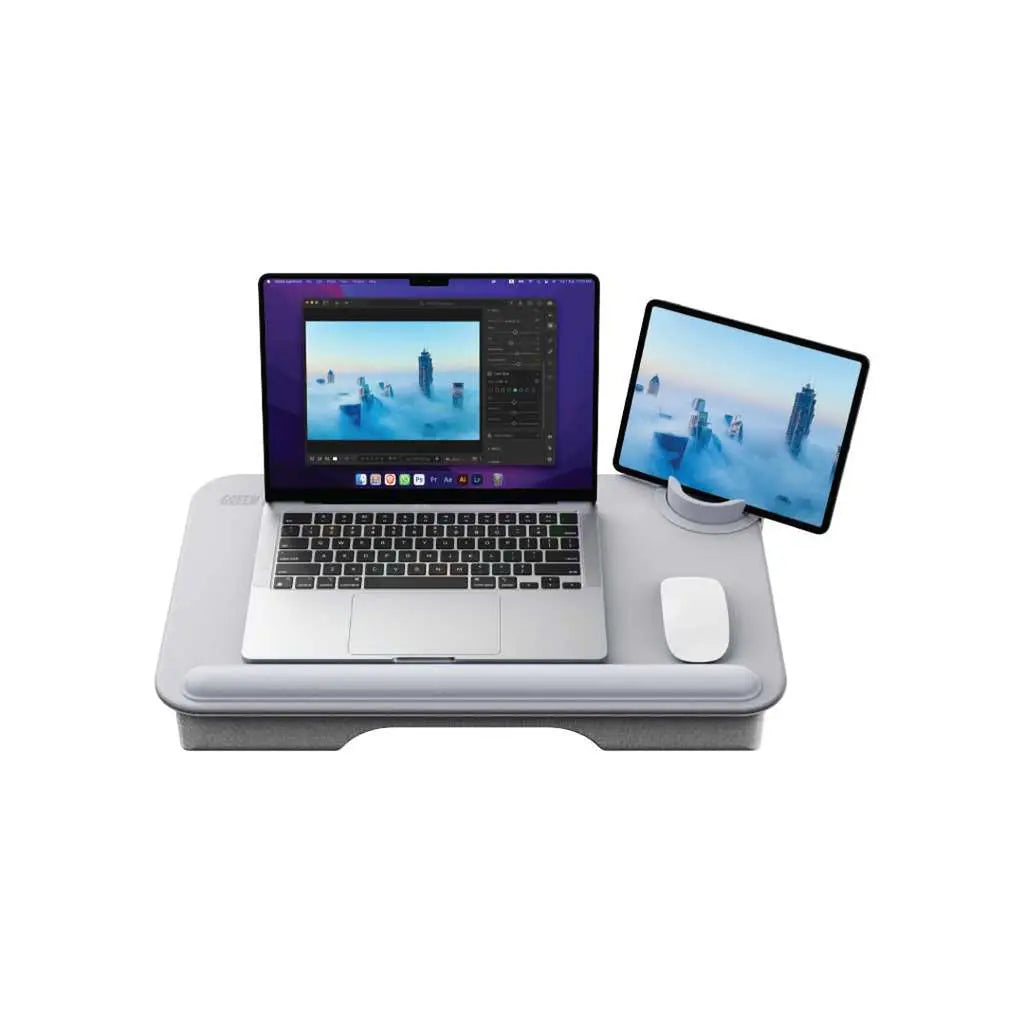 Green Lion Multi-Functional Cushioned Lap Desk 17 - Gray Green Lion Multi-Functional Cushioned Lap Desk 17 - Gray