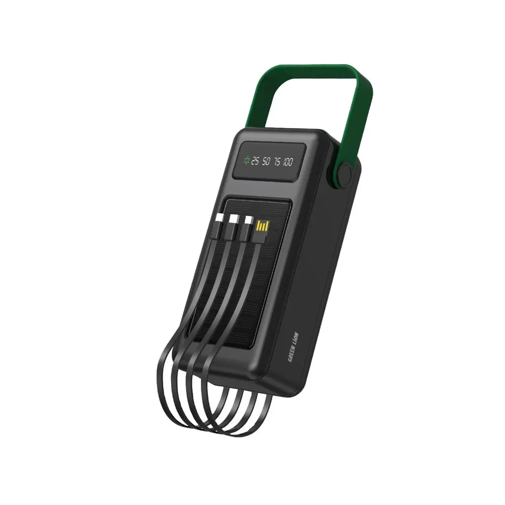 Green Lion Solar Max 50000mAh Powerbank - Black Green Lion Solar Max 50000mAh Powerbank - Black