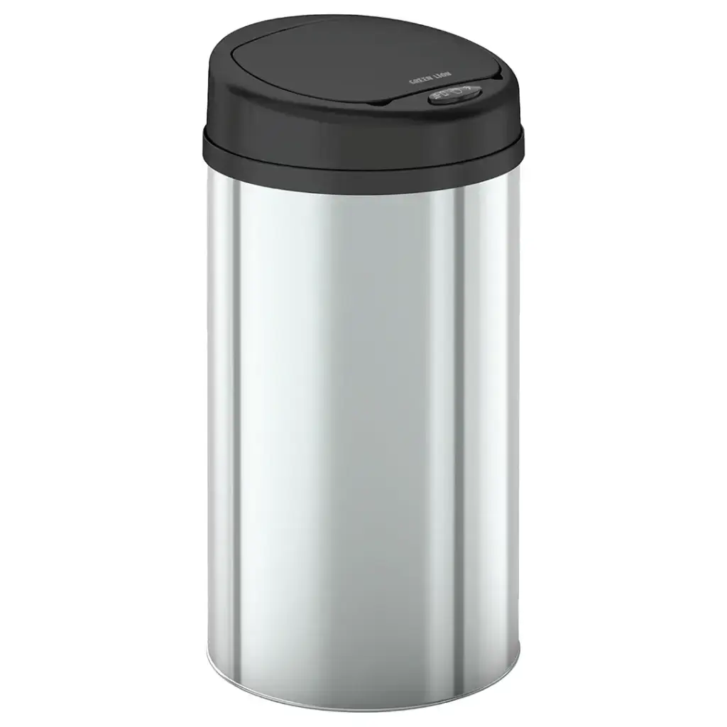 Green Lion Smart Trash Bin with 15L Capacity & Stainless Steel Material - Silver Green Lion Smart Trash Bin with 15L Capacity & Stainless Steel Material - Silver