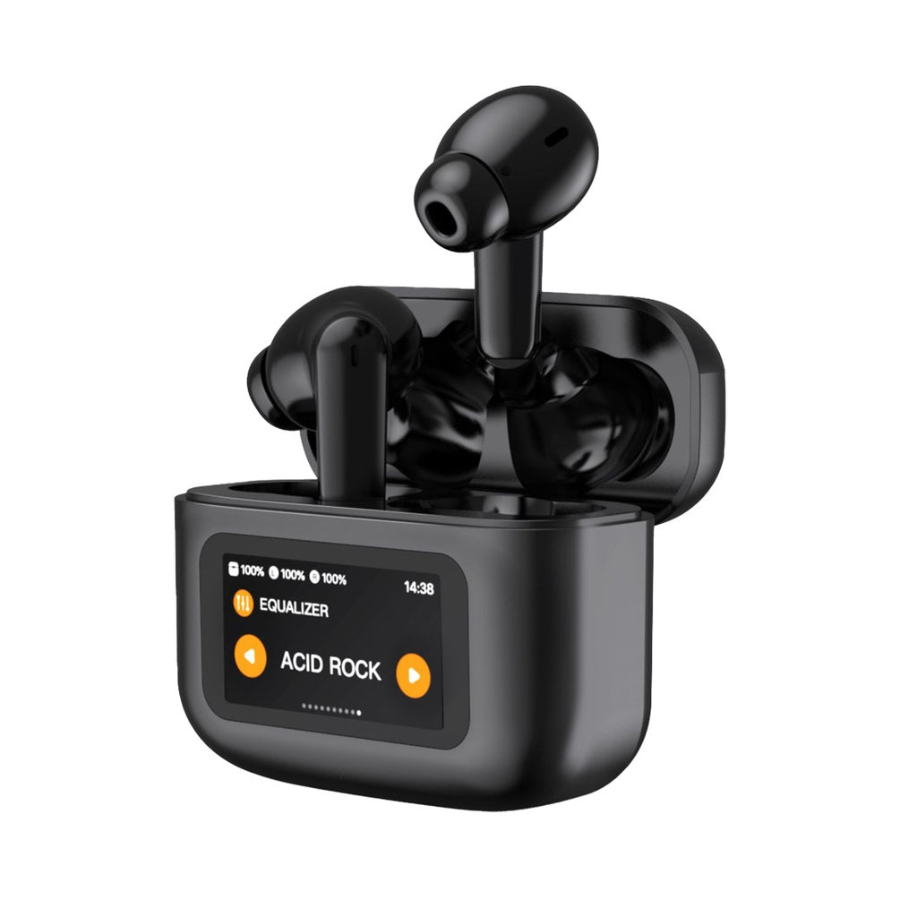 Green Lion SmartTouch Earbuds - Black