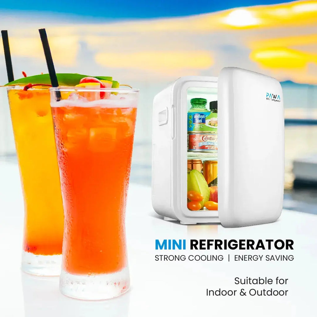 Pawa 10L Mini Refrigerator / Energy Saving with Dual Cooling and Heating Functions Pawa 10L Mini Refrigerator / Energy Saving with Dual Cooling and Heating Functions
