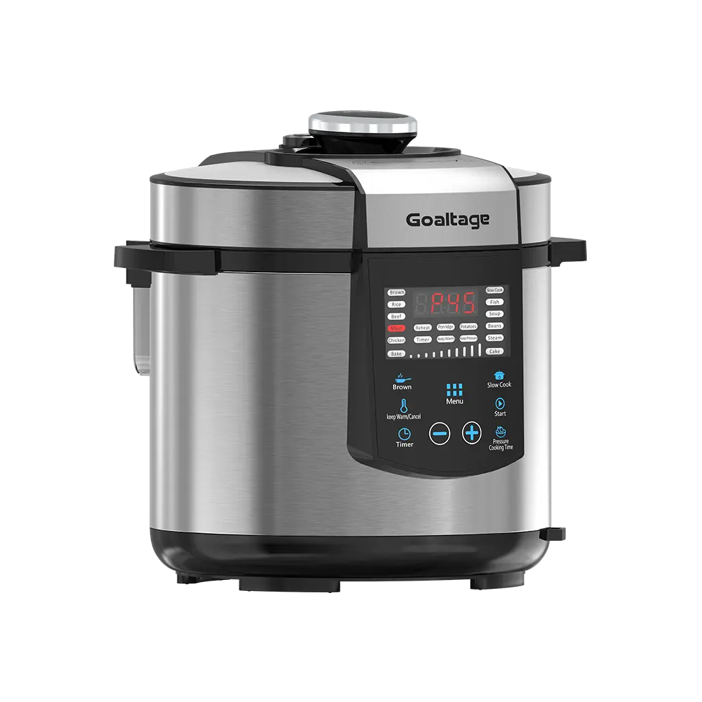 Goaltage CKR01 CulinaryPro 1000W Multi-Cooker with 18 Built-In Presets, Adjustable Timer, Ideal Capacity and Advanced IMD Control Panel Goaltage CKR01 CulinaryPro 1000W Multi-Cooker with 18 Built-In Presets, Adjustable Timer, Ideal Capacity and Advanced IMD Control Panel