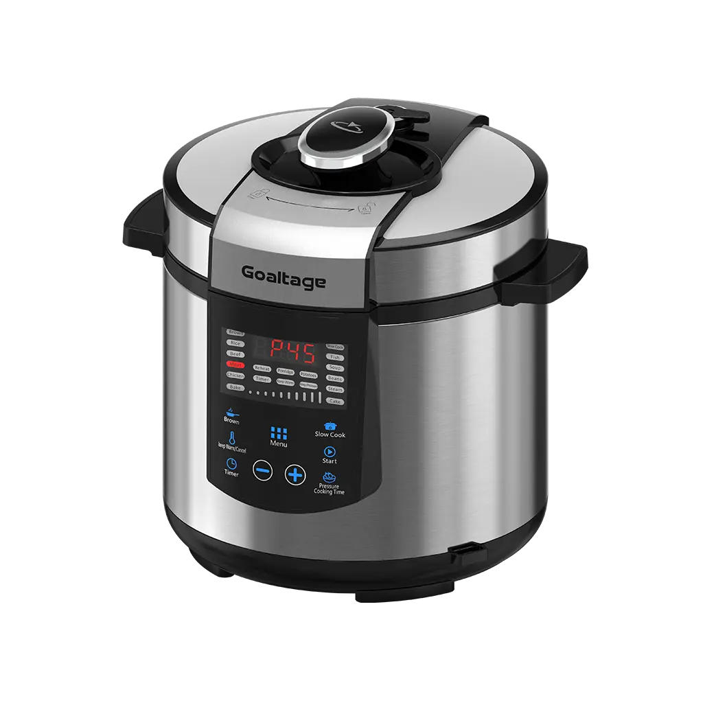 Goaltage CKR01 CulinaryPro 1000W Multi-Cooker with 18 Built-In Presets, Adjustable Timer, Ideal Capacity and Advanced IMD Control Panel Goaltage CKR01 CulinaryPro 1000W Multi-Cooker with 18 Built-In Presets, Adjustable Timer, Ideal Capacity and Advanced IMD Control Panel