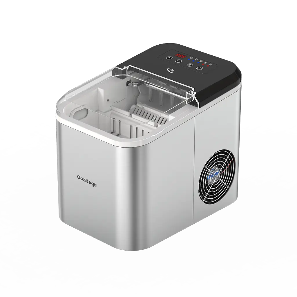Goaltage ICM01 QuickFreeze Ice Maker with 1.6 L Capacity, Smart Control Panel and Low Energy Consumption Functionality Goaltage ICM01 QuickFreeze Ice Maker with 1.6 L Capacity, Smart Control Panel and Low Energy Consumption Functionality