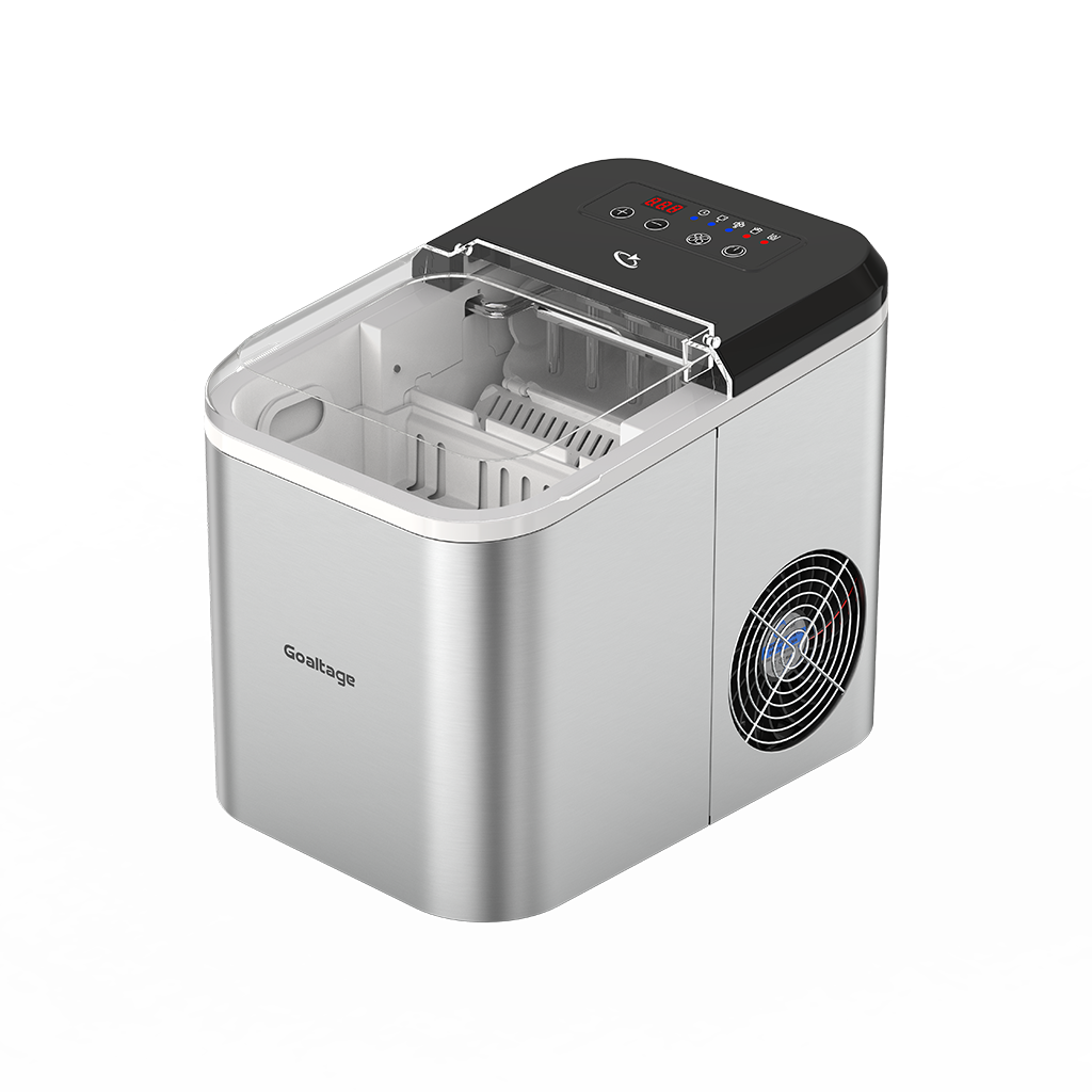 Goaltage ICM01 QuickFreeze Ice Maker with 1.6 L Capacity, Smart Control Panel and Low Energy Consumption Functionality