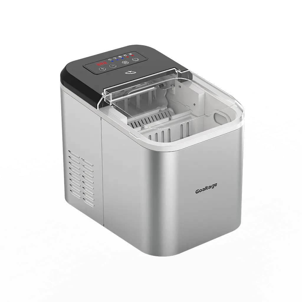 Goaltage ICM01 QuickFreeze Ice Maker with 1.6 L Capacity, Smart Control Panel and Low Energy Consumption Functionality Goaltage ICM01 QuickFreeze Ice Maker with 1.6 L Capacity, Smart Control Panel and Low Energy Consumption Functionality