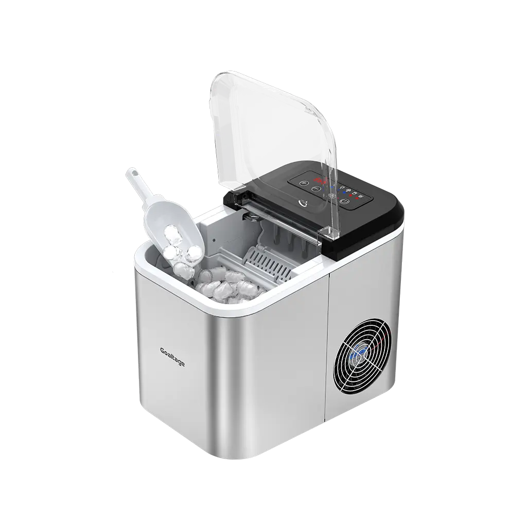 Goaltage ICM01 QuickFreeze Ice Maker with 1.6 L Capacity, Smart Control Panel and Low Energy Consumption Functionality Goaltage ICM01 QuickFreeze Ice Maker with 1.6 L Capacity, Smart Control Panel and Low Energy Consumption Functionality
