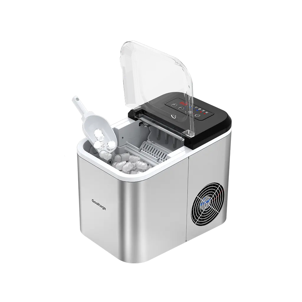 Goaltage ICM01 QuickFreeze Ice Maker with 1.6 L Capacity, Smart Control Panel and Low Energy Consumption Functionality Goaltage ICM01 QuickFreeze Ice Maker with 1.6 L Capacity, Smart Control Panel and Low Energy Consumption Functionality