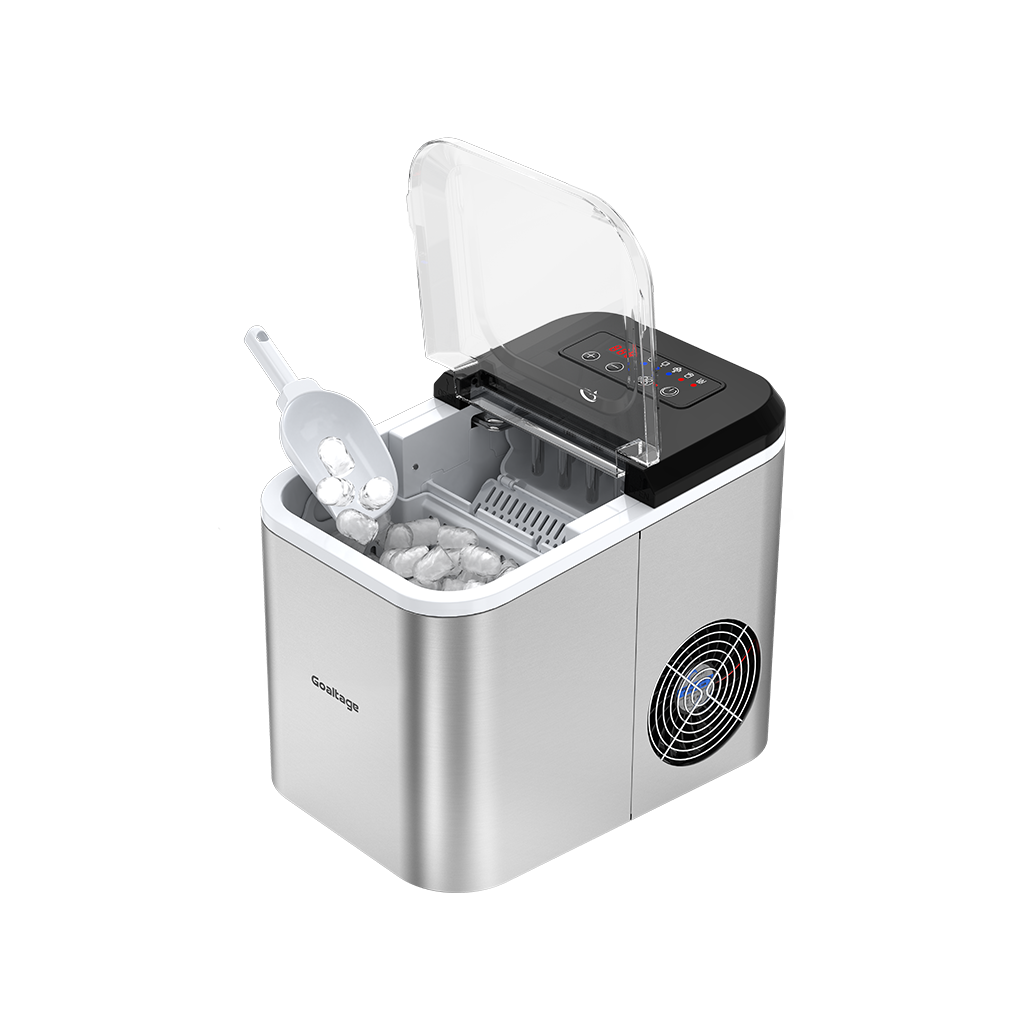 Goaltage ICM01 QuickFreeze Ice Maker with 1.6 L Capacity, Smart Control Panel and Low Energy Consumption Functionality