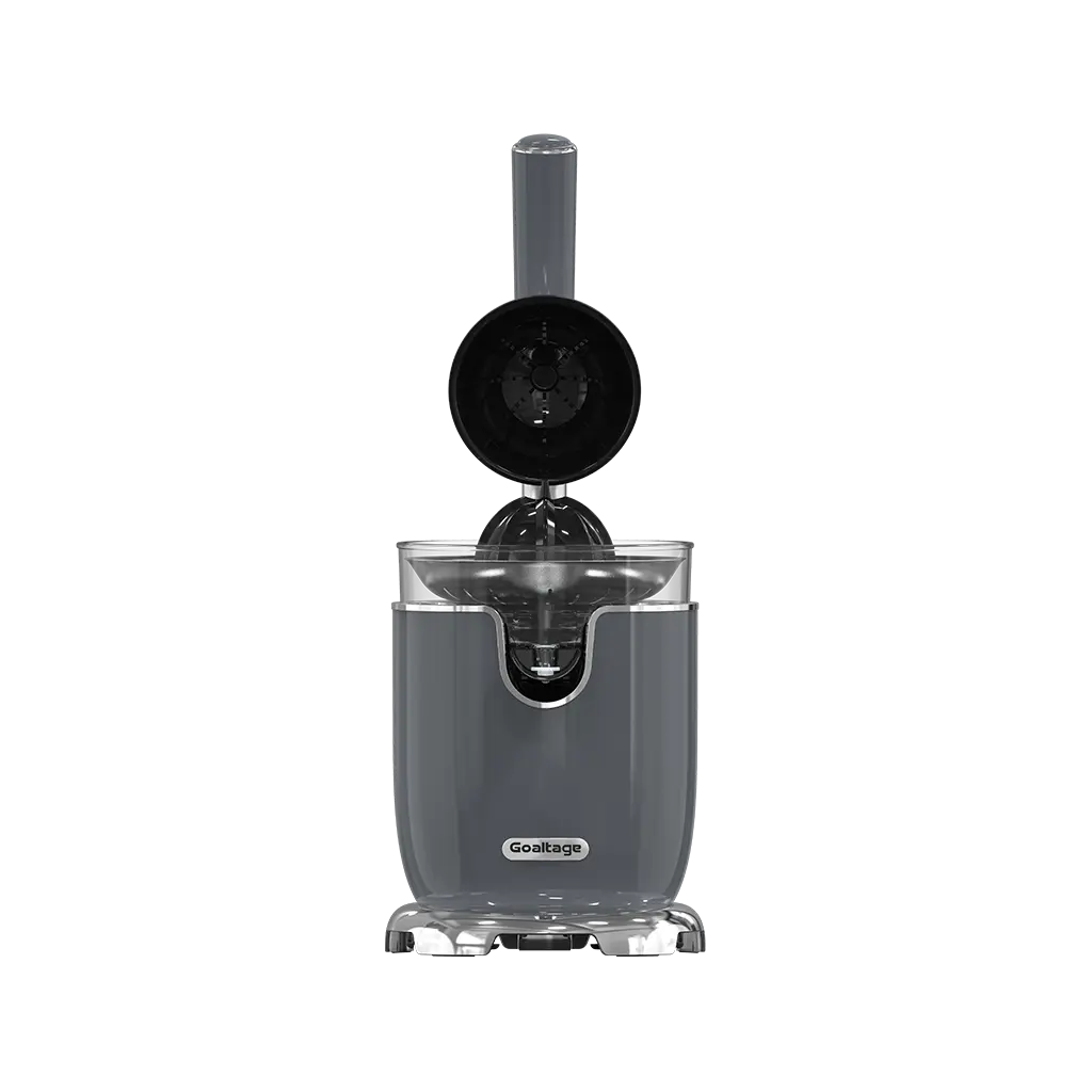 Goaltage JM03 FreshFlow Citrus Juice Maker with Dual Cones, Powerful Extraction, Bidirectional Rotation, Anti-Drip and Easy Maintenance Functionality Goaltage JM03 FreshFlow Citrus Juice Maker with Dual Cones, Powerful Extraction, Bidirectional Rotation, Anti-Drip and Easy Maintenance Functionality