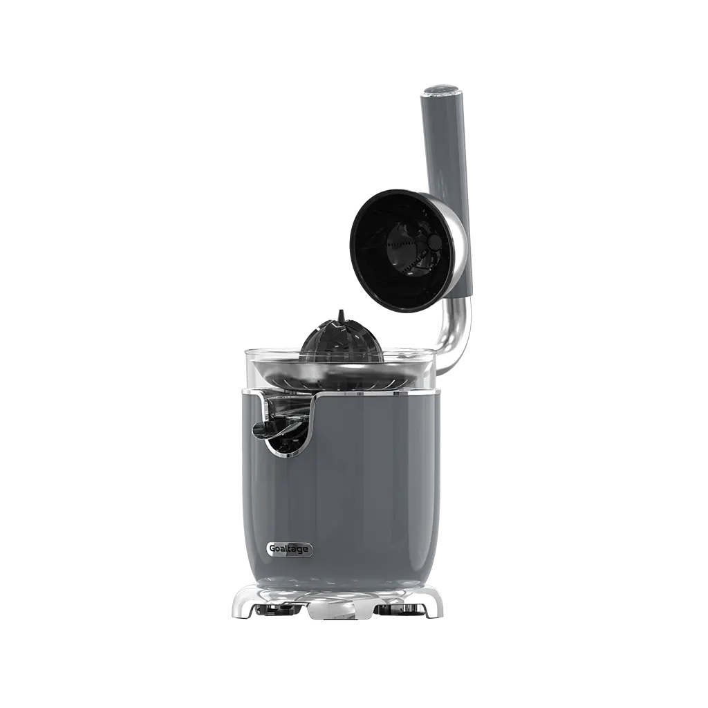 Goaltage JM03 FreshFlow Citrus Juice Maker with Dual Cones, Powerful Extraction, Bidirectional Rotation, Anti-Drip and Easy Maintenance Functionality Goaltage JM03 FreshFlow Citrus Juice Maker with Dual Cones, Powerful Extraction, Bidirectional Rotation, Anti-Drip and Easy Maintenance Functionality