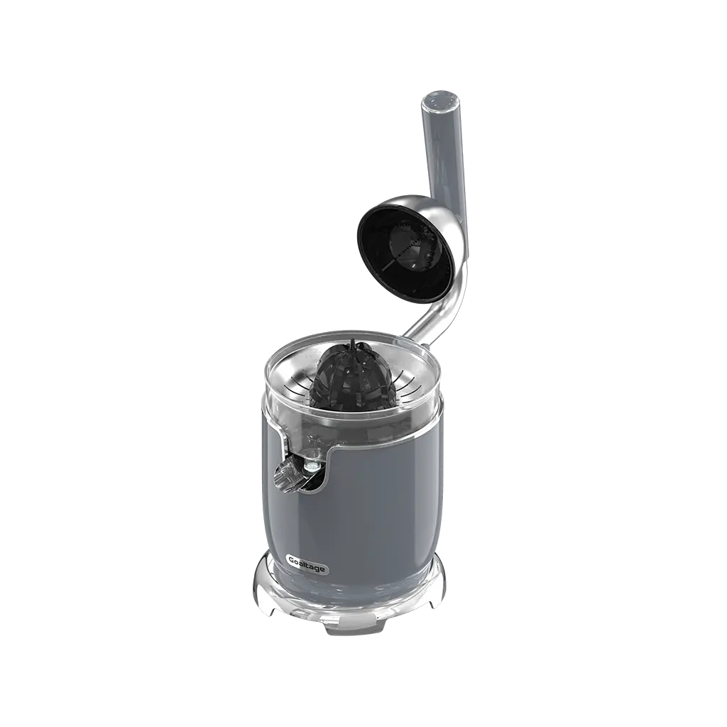 Goaltage JM03 FreshFlow Citrus Juice Maker with Dual Cones, Powerful Extraction, Bidirectional Rotation, Anti-Drip and Easy Maintenance Functionality Goaltage JM03 FreshFlow Citrus Juice Maker with Dual Cones, Powerful Extraction, Bidirectional Rotation, Anti-Drip and Easy Maintenance Functionality