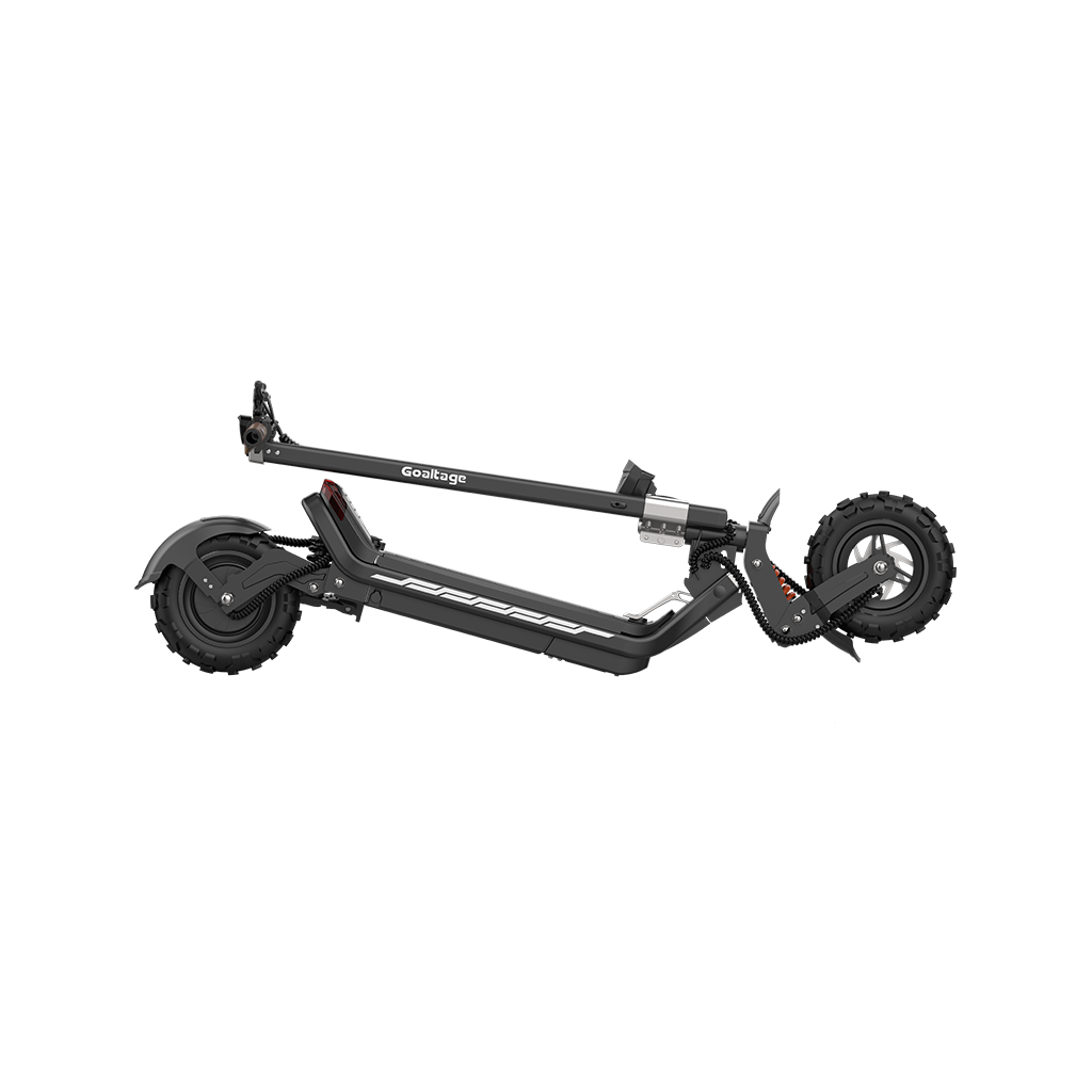Goaltage SCT01 SpeedBoost Pro Electric Scooter with Front & Rear Shock Absorber, Brake, Lights, Digital Display and Anti-theft Coded Lock Functionality