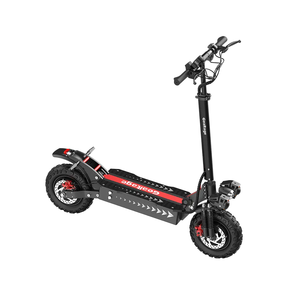 Goaltage SCT02 MotionRide Electric Scooter with Front & Rear Shock Absorber, Brake, Lights, Digital Display and Anti-theft Coded Lock Functionality Goaltage SCT02 MotionRide Electric Scooter with Front & Rear Shock Absorber, Brake, Lights, Digital Display and Anti-theft Coded Lock Functionality