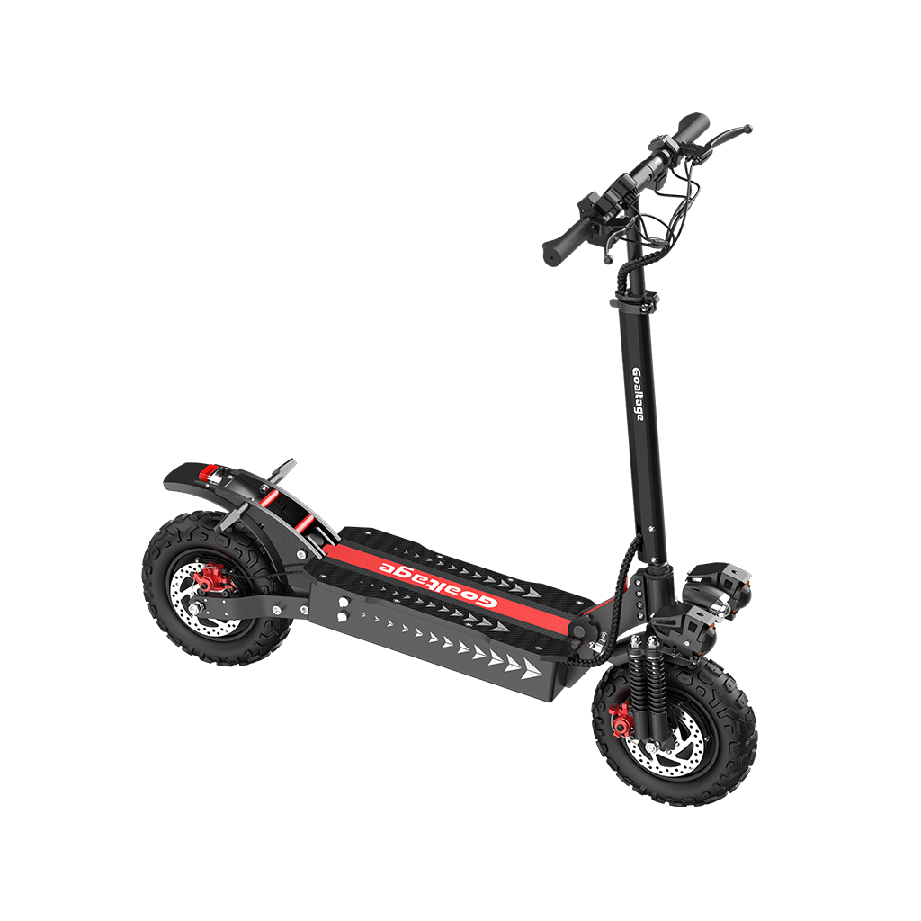 Goaltage SCT02 MotionRide Electric Scooter with Front & Rear Shock Absorber, Brake, Lights, Digital Display and Anti-theft Coded Lock Functionality