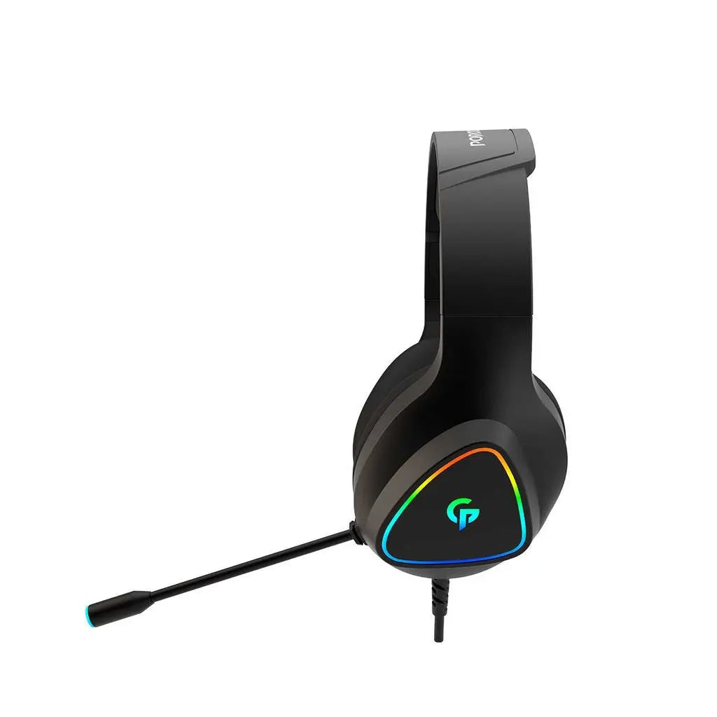 Gaming Headphone HD Sound with RGB - Black Gaming Headphone HD Sound with RGB - Black
