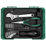 Green Lion GTS-700 Tool Kit Set Green 213-Piece Cordless Screwdriver DIY Repair Toolkit Qatar
