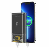 Green Lion Super Fast Transparent Power Bank 20000 mAh ( QC 22.5W + PD 20W ) - Black