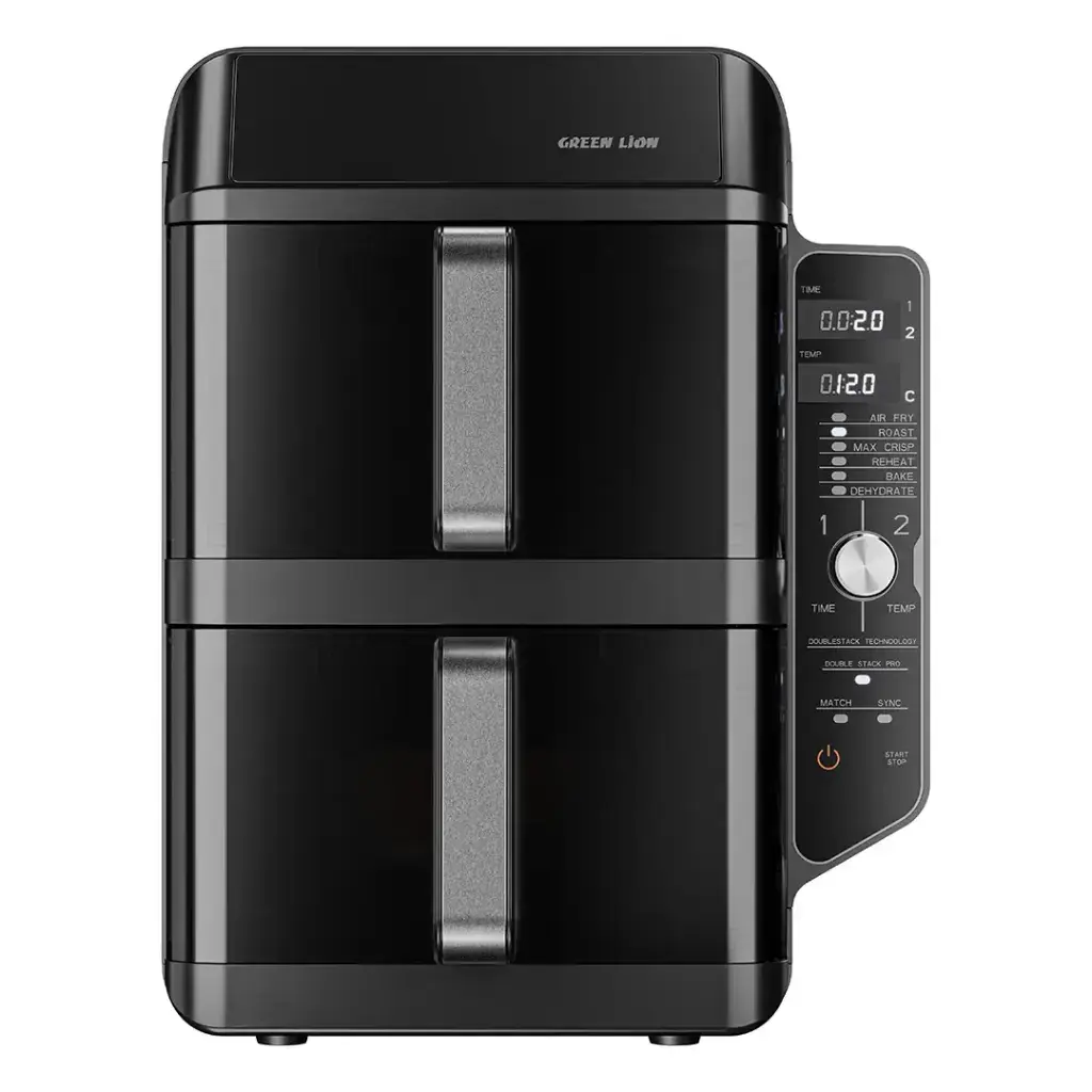 Green Lion Double-Decker Pro Digital Air Fryer 10.2L - Black Green Lion Double-Decker Pro Digital Air Fryer 10.2L - Black