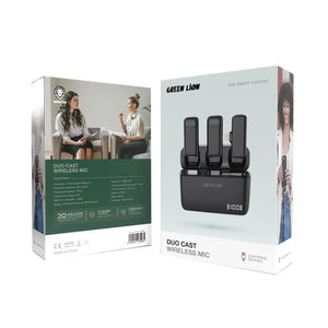 Green Lion Duo Cast Wireless Mic - Black(type c)