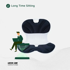 Green Lion Ergo Seat Cushion - Black