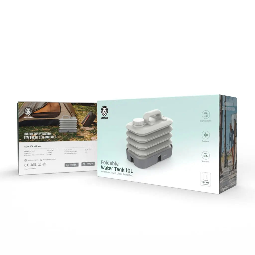 Green Lion Foldable Water Tank 10L - White Green Lion Foldable Water Tank 10L - White
