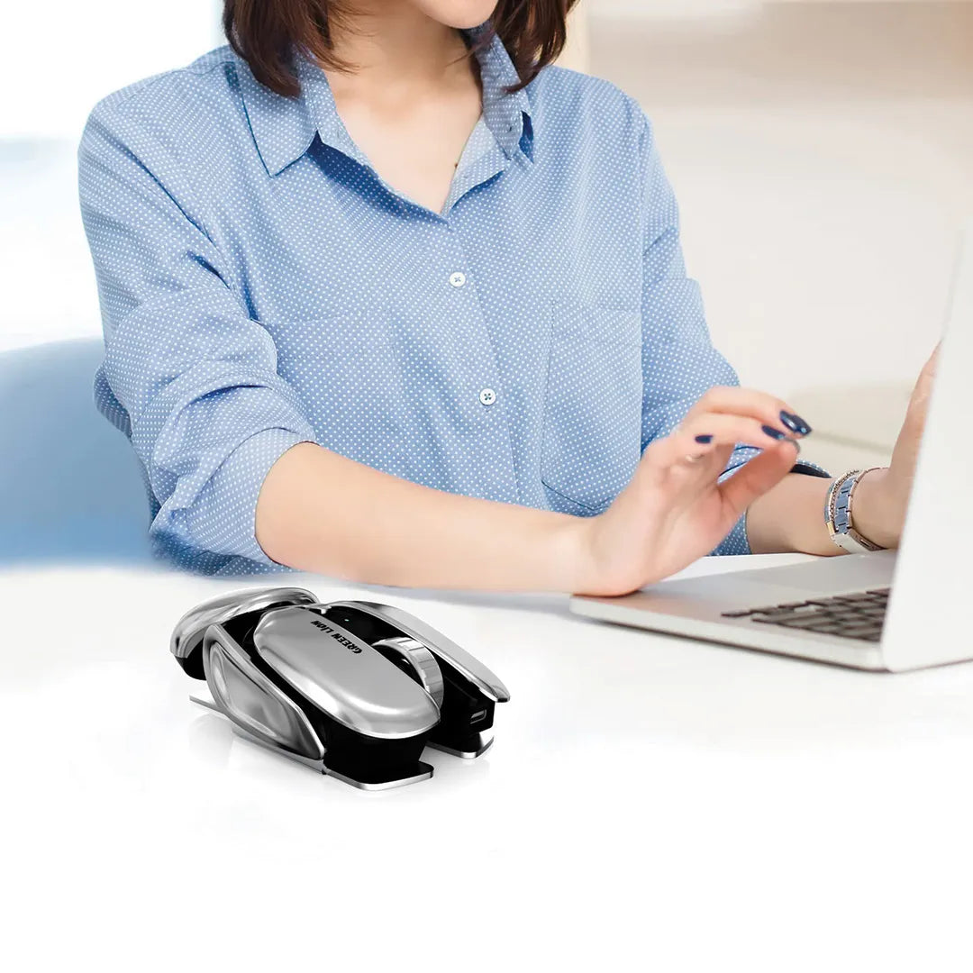 Green Lion G266 Beetles Metal Mouse - Gray