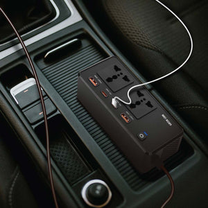 Green Lion GC-200 Car Inverter - Black