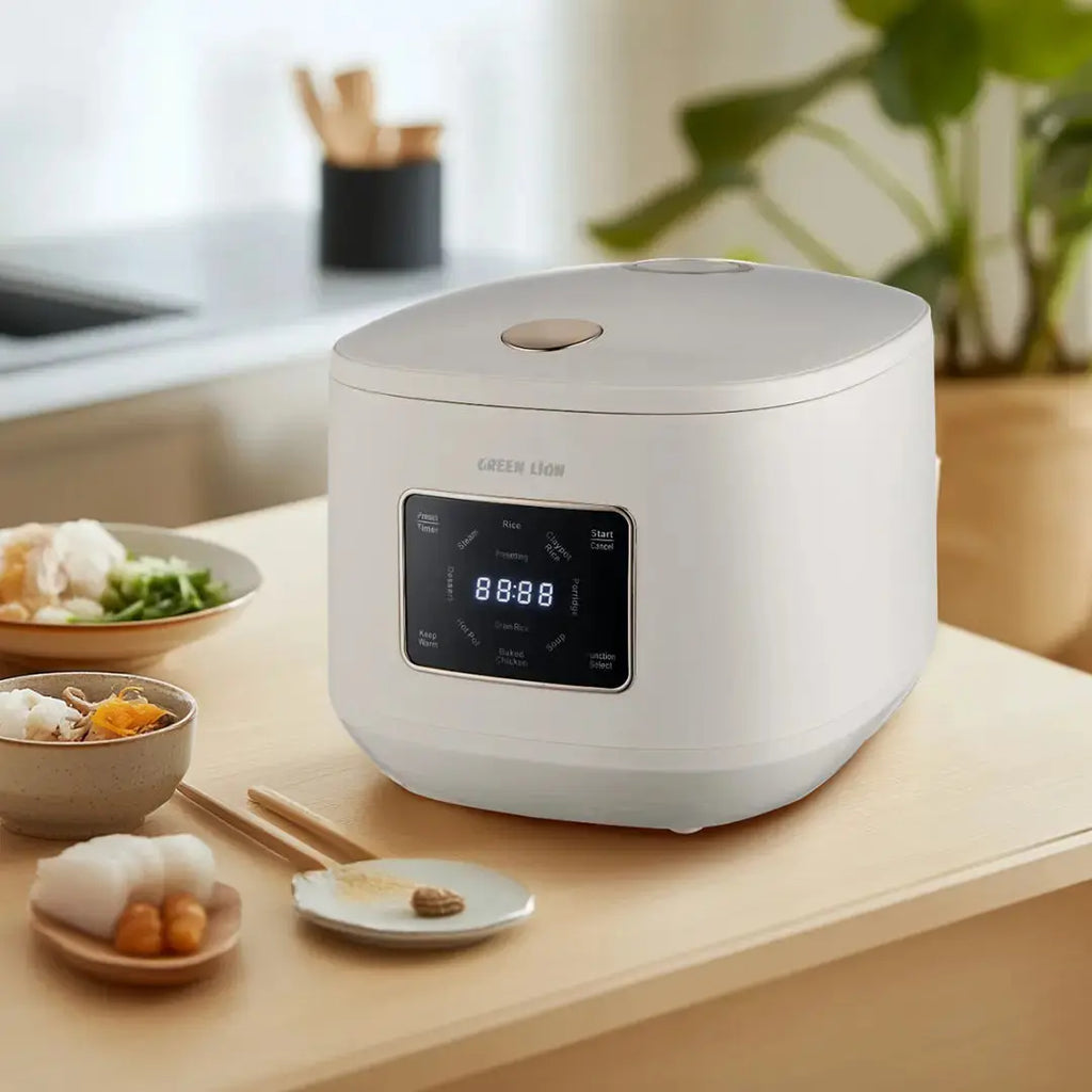 Green Lion GRC-20 Digital Rice Cooker 5L - White Green Lion GRC-20 Digital Rice Cooker 5L - White