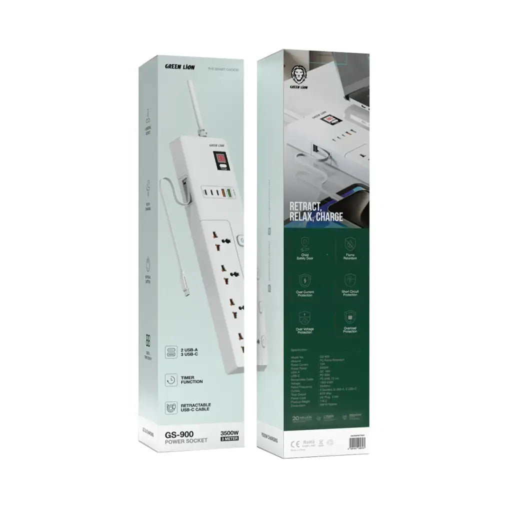 Green Lion GS-900 Power Socket 3M 3500W