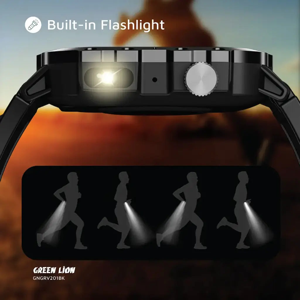 Green Lion Gravix Smart Watch - Black