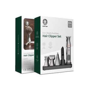 Green Lion 5 In 1 Multi-Function Hair Clipper Set 600mAh- Black