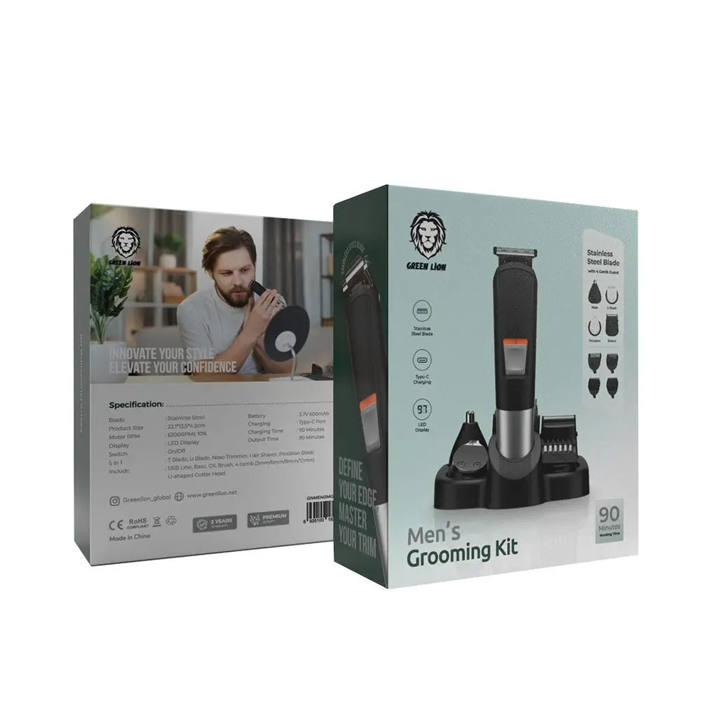 Green Lion - Men Grooming Set - Black Green Lion - Men Grooming Set - Black