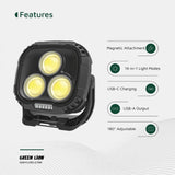 Green Lion Hyper Lume Working Light 1000lm - Black