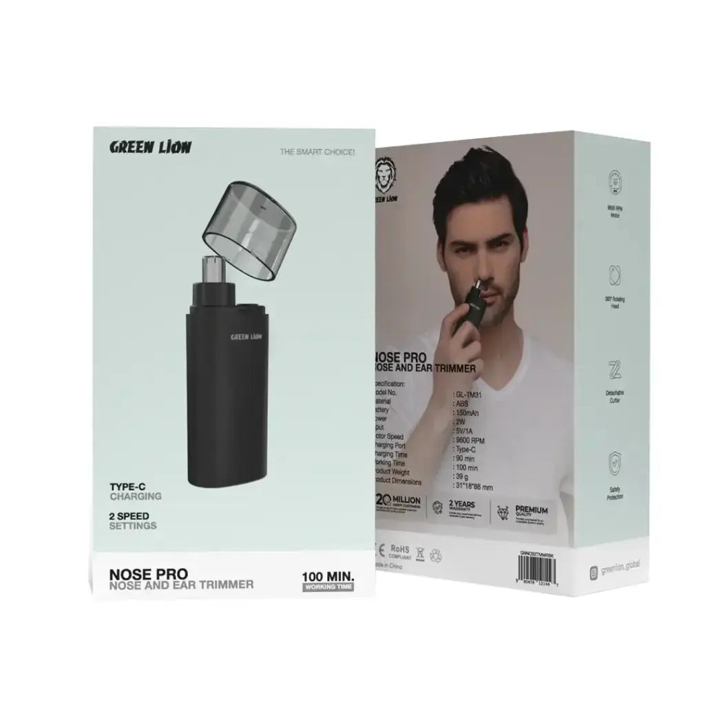 Green Lion Nose Pro Nose and Ear Trimmer - Black Green Lion Nose Pro Nose and Ear Trimmer - Black