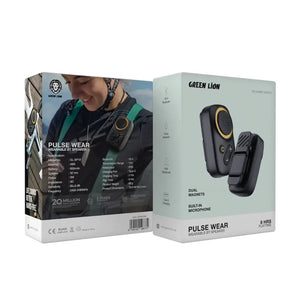 Green Lion Pulse Wear Wearable BT Speaker - Black