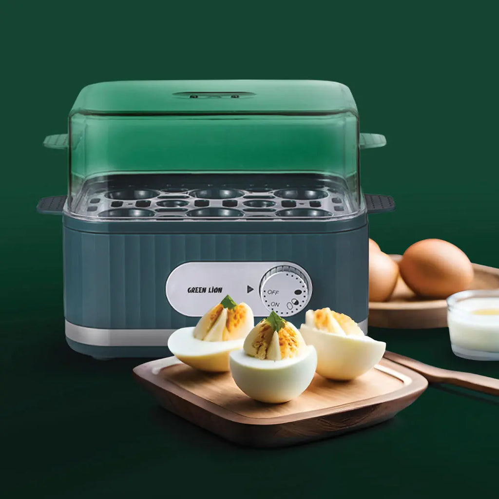 Green Lion Smart Egg Cooker - Green Green Lion Smart Egg Cooker - Green