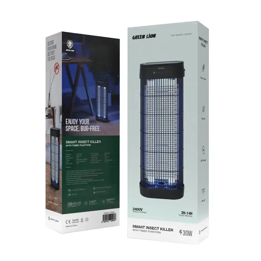 Green Lion Smart Insect Killer With Timer Function 30W - Black Green Lion Smart Insect Killer With Timer Function 30W - Black