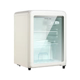 Green Lion 55L Mini Refrigerator White Glass Door