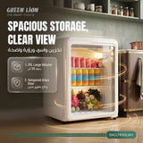 Green Lion Classic 55L Mini Fridge with LED Lighting Qatar