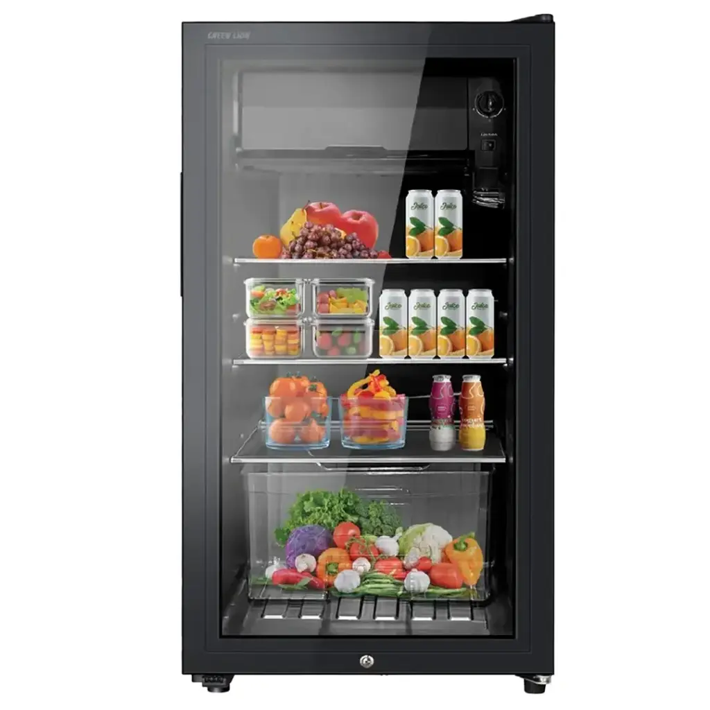 Green Lion GMF-83 Mini Refrigerator 83L Black Qatar