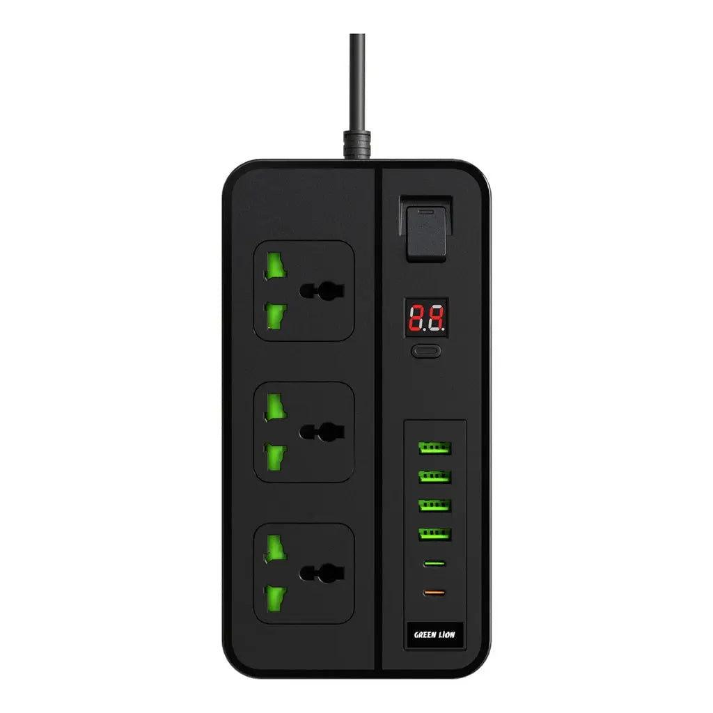 Green Lion GS-150 Power Socket 3000W - Black Green Lion GS-150 Power Socket 3000W - Black