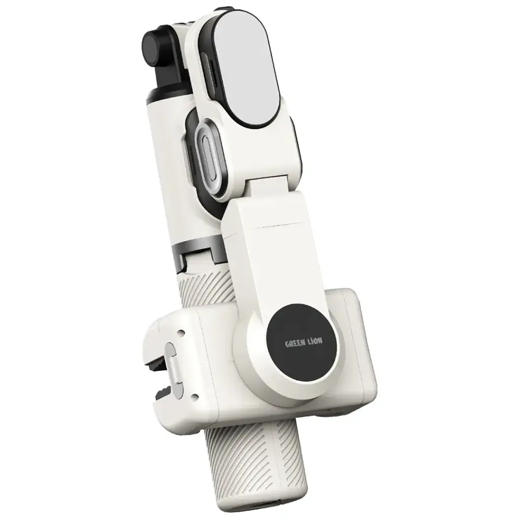 Green Lion Palermo Gimbal Tripod Stand with Remote Control - White