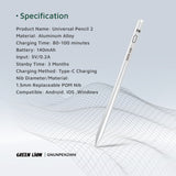 Green Lion Universal Pencil 2 - White