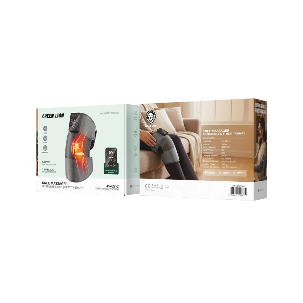 Green Lion Knee Massager 3 In 1 Heat Therapy Green Lion Knee Massager 3 In 1 Heat Therapy